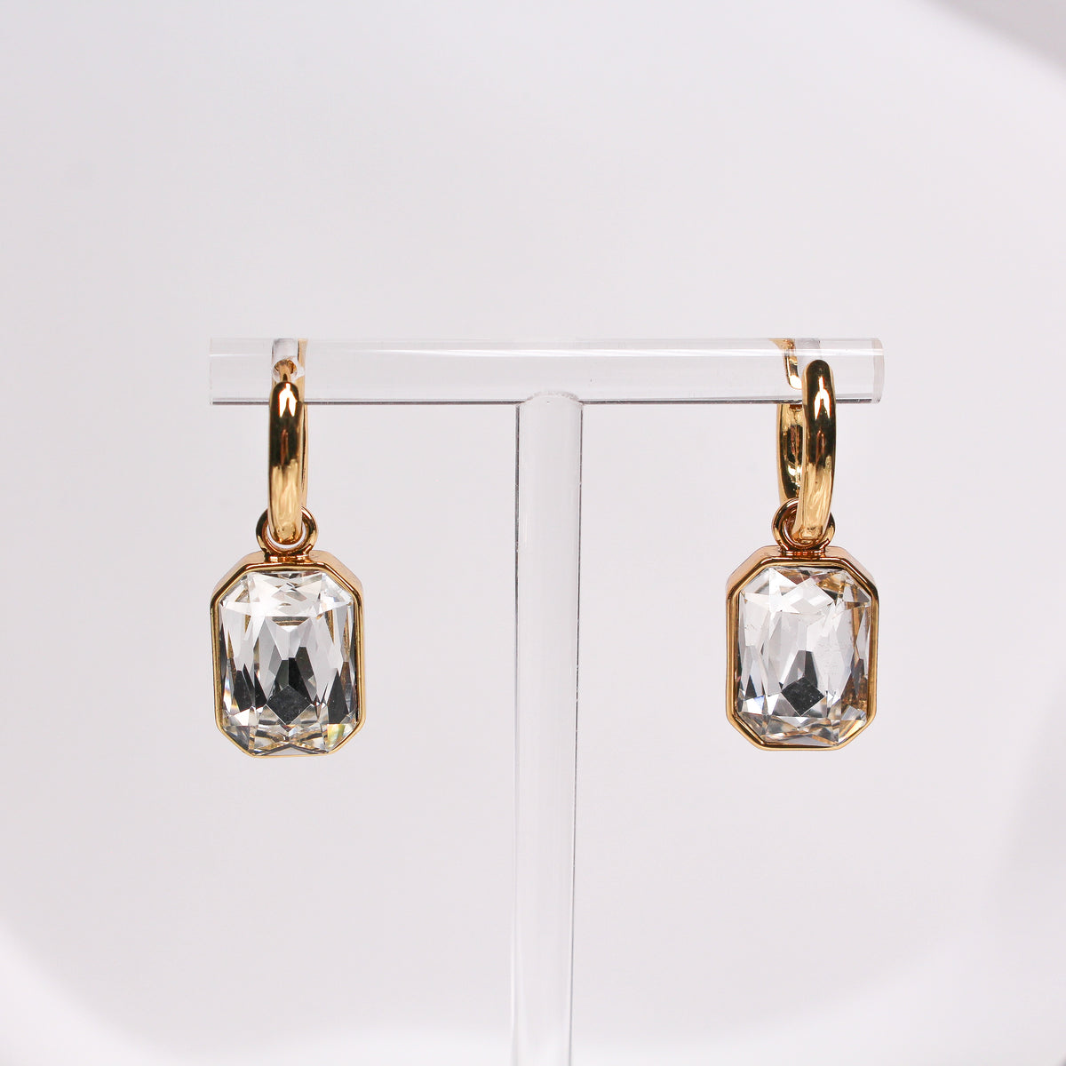 SADIE EARRINGS - Black & Bloom