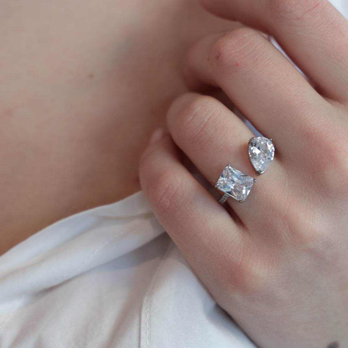 SAGE RING SILVER - Black & Bloom