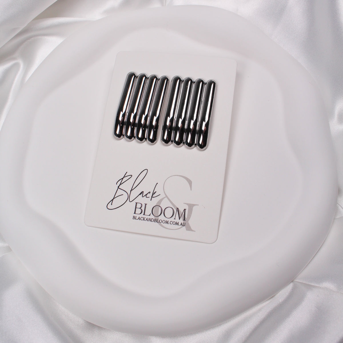 LILY EARRINGS - SILVER - Black & Bloom