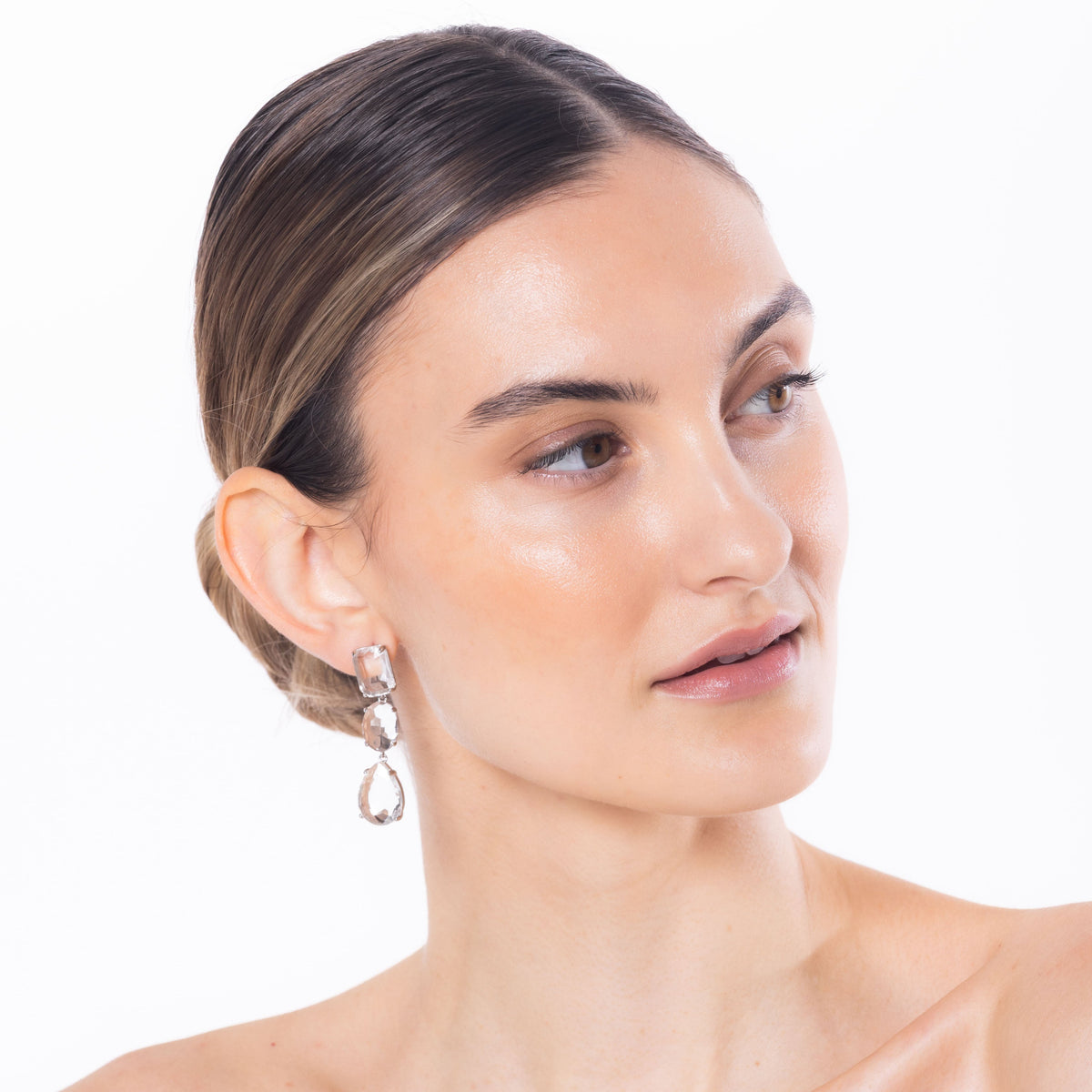 AMALFI EARRINGS SILVER - Black & Bloom