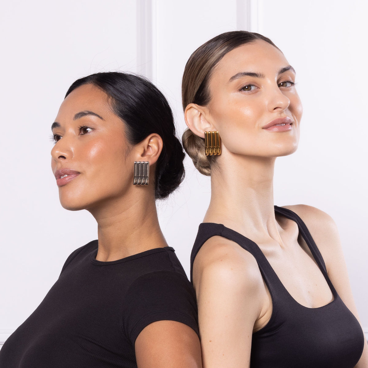 LILY EARRINGS - SILVER - Black & Bloom