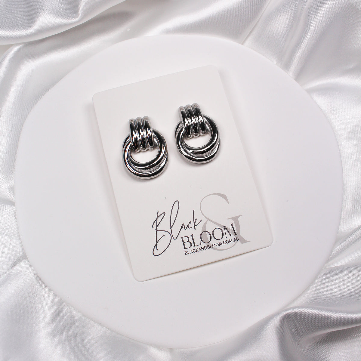 ALLIAGE EARRINGS - SILVER - Black & Bloom