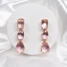 AMALFI EARRINGS PINK - Black & Bloom