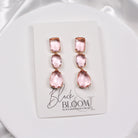 AMALFI EARRINGS PINK - Black & Bloom