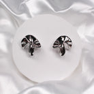 RHODES EARRINGS SILVER - Black & Bloom