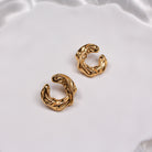 CALLI EARRINGS - Black & Bloom