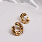 CALLI EARRINGS - Black & Bloom