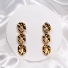 HARPER EARRINGS - Black & Bloom