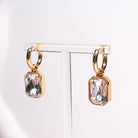 SADIE EARRINGS - Black & Bloom