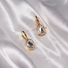 SADIE EARRINGS - Black & Bloom
