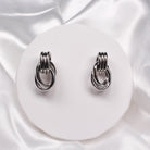 JADE EARRINGS SILVER - Black & Bloom