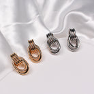 JADE EARRINGS GOLD - Black & Bloom