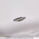 SERENA RING SILVER - Black & Bloom