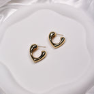 HART EARRINGS - Black & Bloom