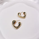 HART EARRINGS - Black & Bloom