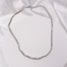 TENNIS NECKLACE - MOISSANITE - Black & Bloom