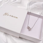 MOI ET TOI MOISSANITE NECKLACE - Black & Bloom