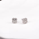 CLOVER MOISSANITE EARRINGS - Black & Bloom