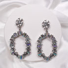 ALEX EARRINGS SILVER - Black & Bloom