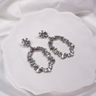 ALEX EARRINGS SILVER - Black & Bloom