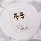 AMOUR EARRINGS - Black & Bloom