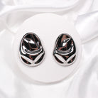 STEELE EARRINGS - Black & Bloom
