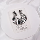 ASTA EARRINGS - SILVER - Black & Bloom