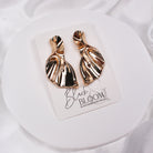 ASTA EARRINGS - GOLD - Black & Bloom