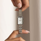 RIVER SHELL WATCH SILVER - Black & Bloom