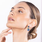 STEPHANIE EARRINGS - Black & Bloom