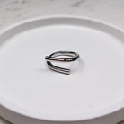 MAEVE RING SILVER - Black & Bloom