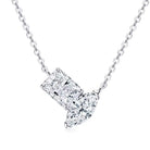 MOI ET TOI MOISSANITE NECKLACE - Black & Bloom