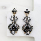 ARIA EARRINGS NOIR - Black & Bloom