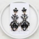 ARIA EARRINGS NOIR - Black & Bloom