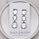 AMALFI EARRINGS SILVER - Black & Bloom