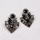 CAMILA EARRINGS NOIR - Black & Bloom