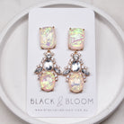 ABIGAIL EARRINGS - Black & Bloom