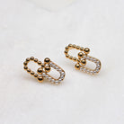 WILLOW EARRINGS - Black & Bloom