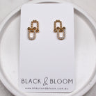 WILLOW EARRINGS - Black & Bloom