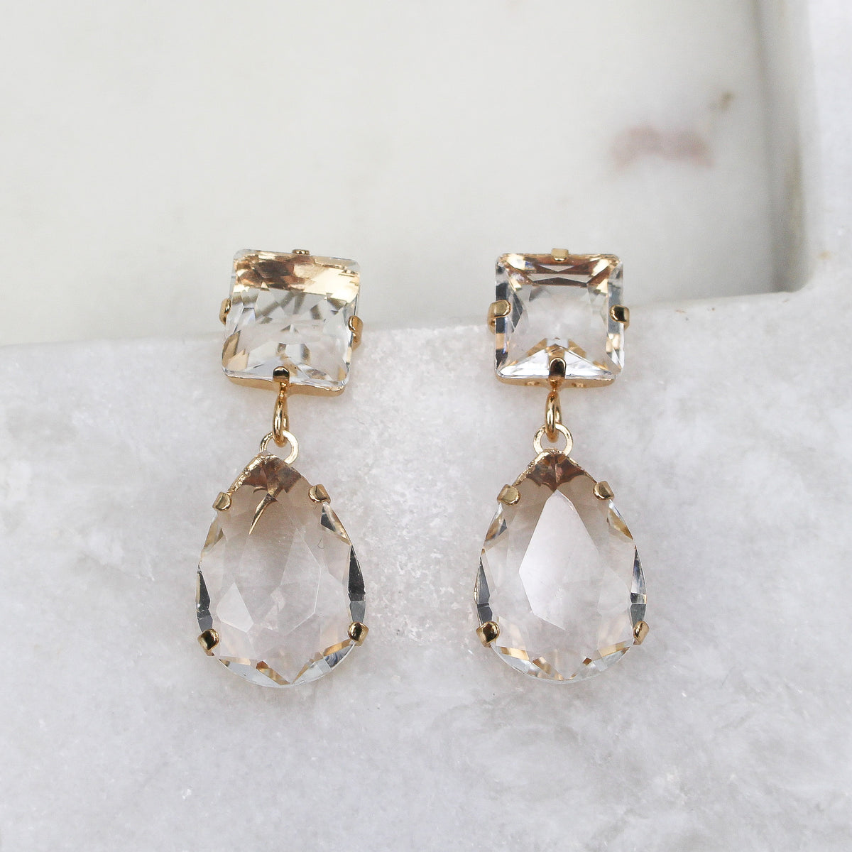SANREMO EARRINGS - Black & Bloom