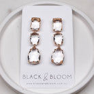 AMALFI EARRINGS - Black & Bloom