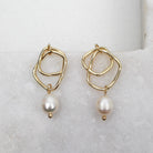 KAT EARRINGS - Black & Bloom