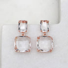 BRONTE EARRINGS ROSE GOLD - Black & Bloom