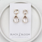 SANREMO EARRINGS - Black & Bloom