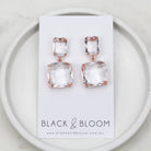 BRONTE EARRINGS ROSE GOLD - Black & Bloom