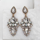 SOPHIA EARRINGS WHITE - Black & Bloom