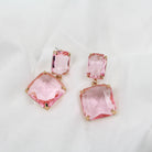 BRONTE EARRINGS PINK - Black & Bloom