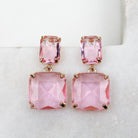 BRONTE EARRINGS PINK - Black & Bloom